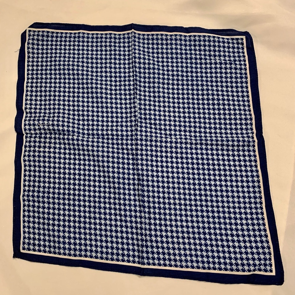 Blue pocket square - Salt + Dapper